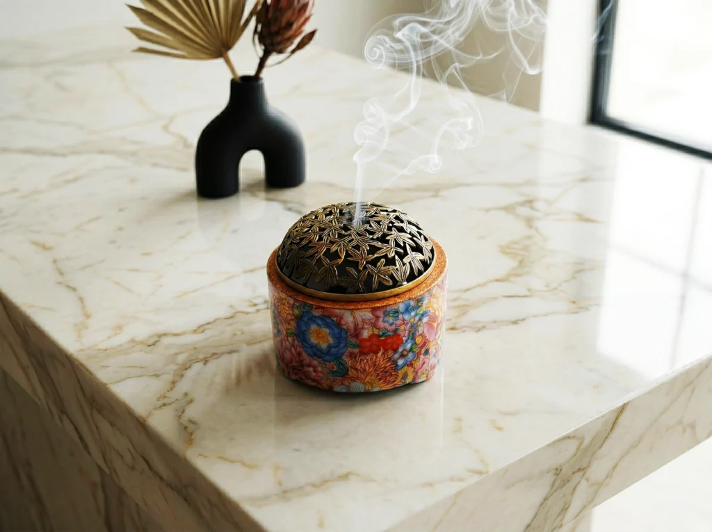 Hundred Blossoms — Coil Incense Burner