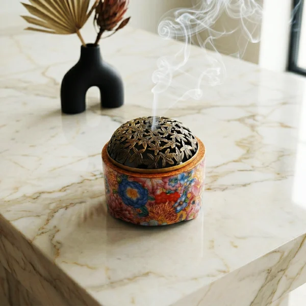 Hundred Blossoms — Coil Incense Burner
