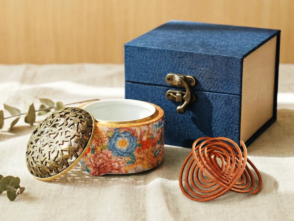 Hundred Blossoms — Coil Incense Burner