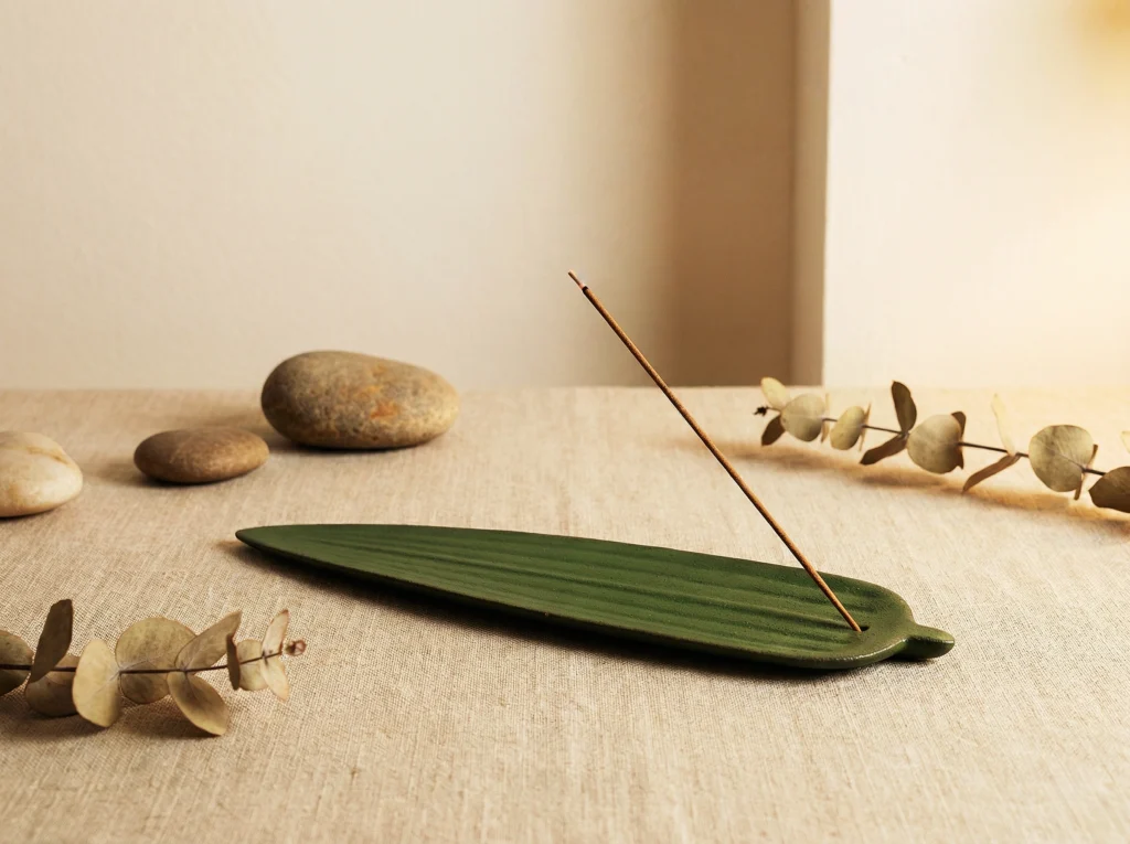 Willow Leaf — Stick Incense Holder