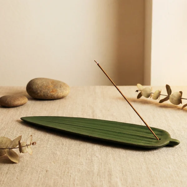Willow Leaf — Stick Incense Holder
