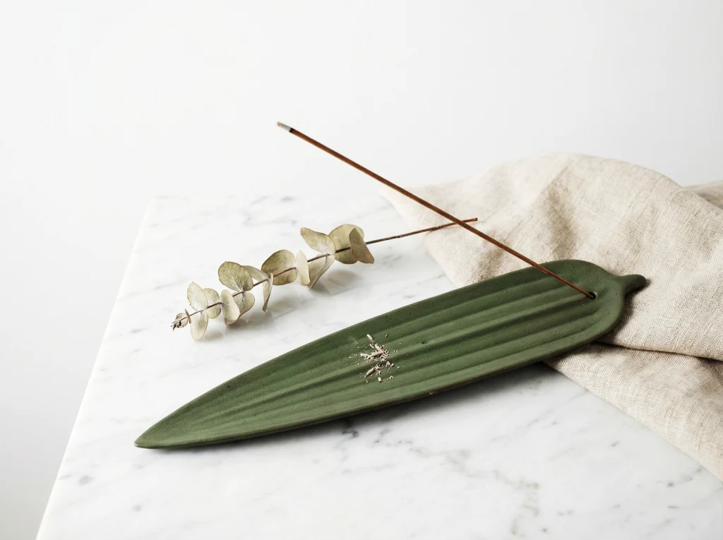 Willow Leaf — Stick Incense Holder